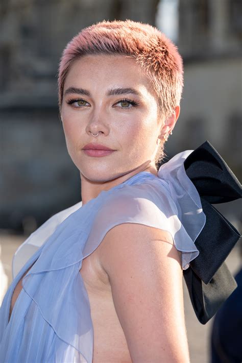 florence pugh pink versace|florence pugh hair color.